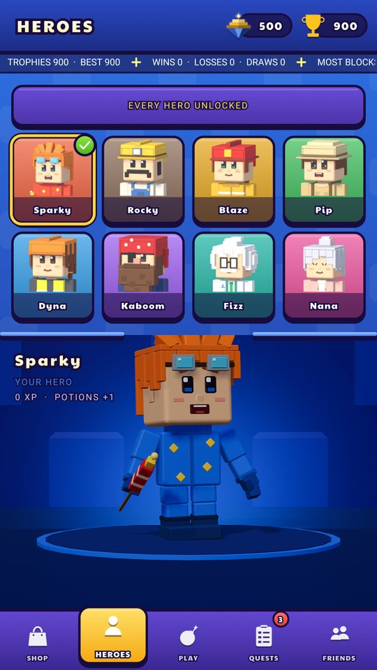 Choosing a hero